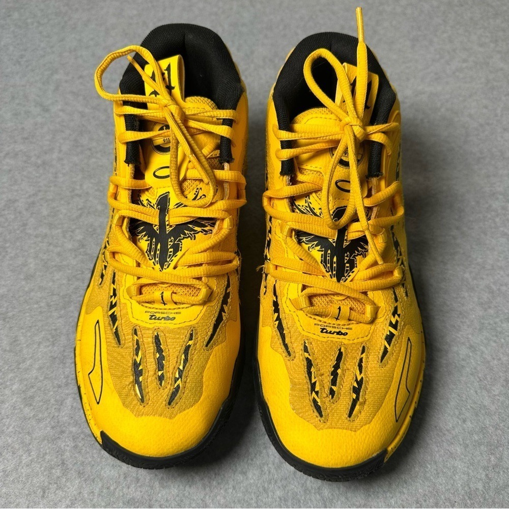 Puma MB.03 x Porsche LaMelo Ball Celandine Black 309848-01 Mens Size 7